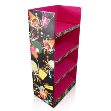 Bright Color Cardboard Floor Display for Gifts